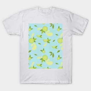 Citrus Splash Seamless Surface Pattern Design T-Shirt